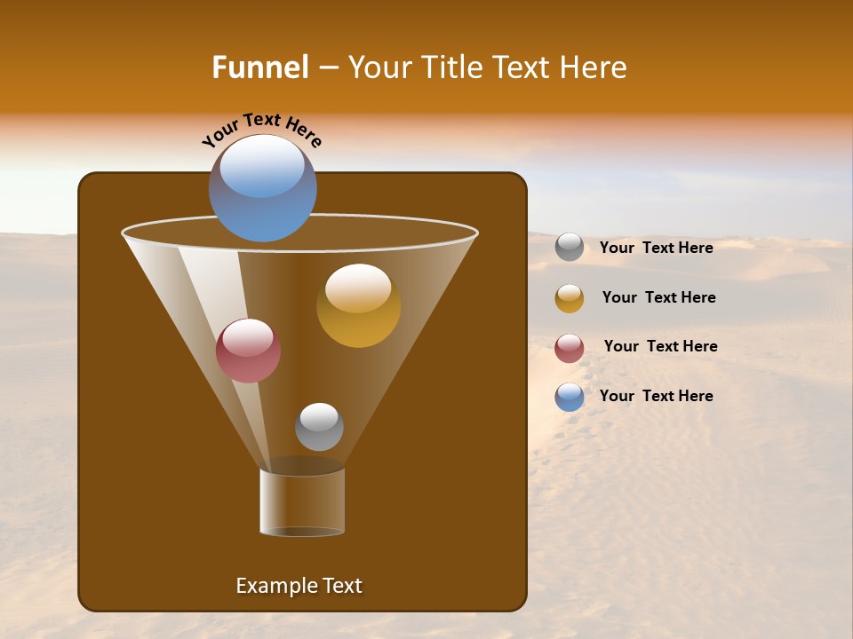 Sand Dune Tunisia PowerPoint Template