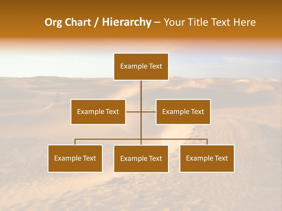 Sand Dune Tunisia PowerPoint Template