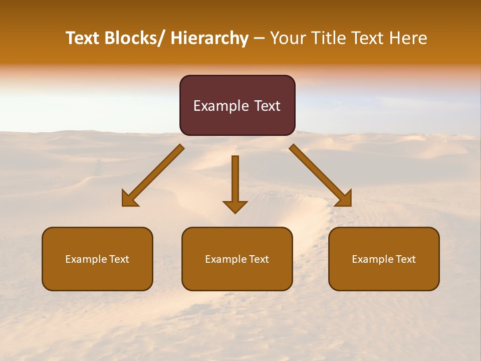 Sand Dune Tunisia PowerPoint Template