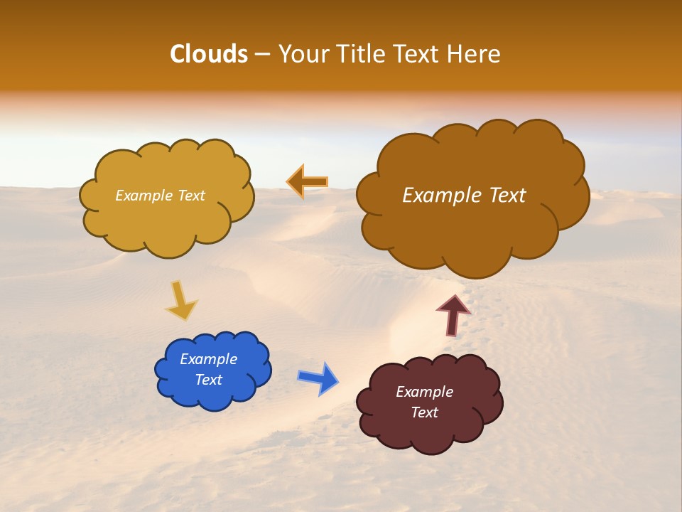 Sand Dune Tunisia PowerPoint Template