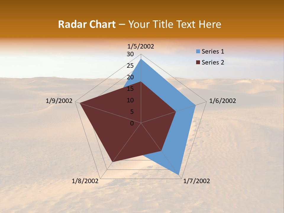 Sand Dune Tunisia PowerPoint Template