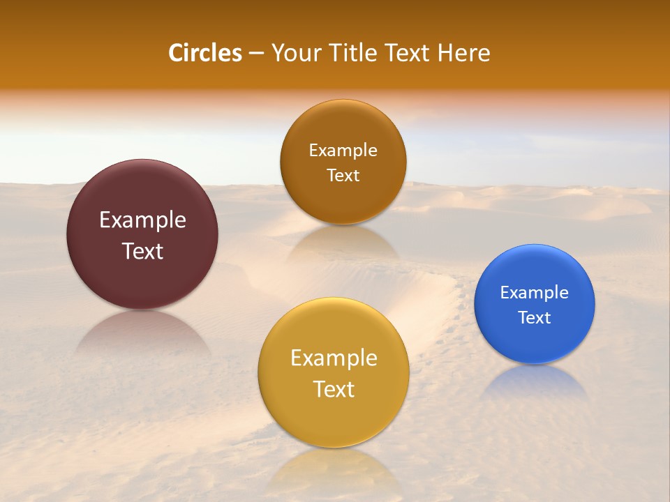 Sand Dune Tunisia PowerPoint Template