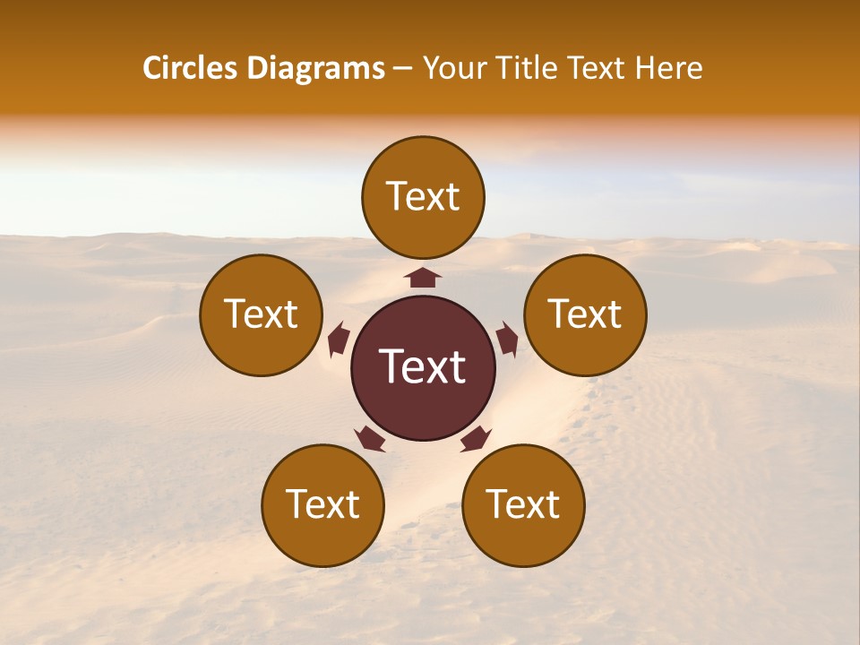 Sand Dune Tunisia PowerPoint Template