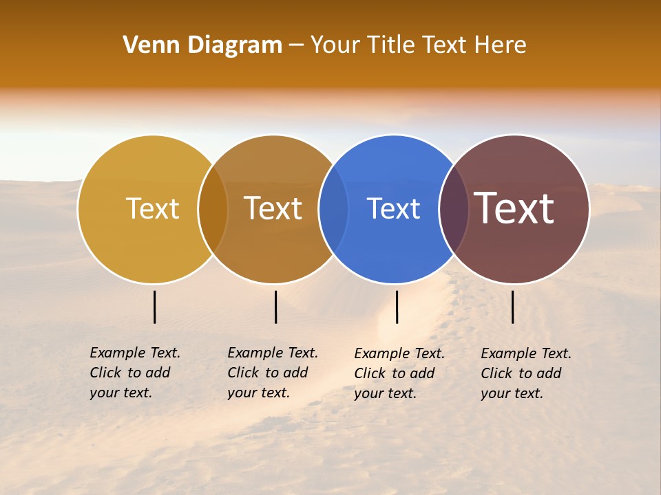 Sand Dune Tunisia PowerPoint Template