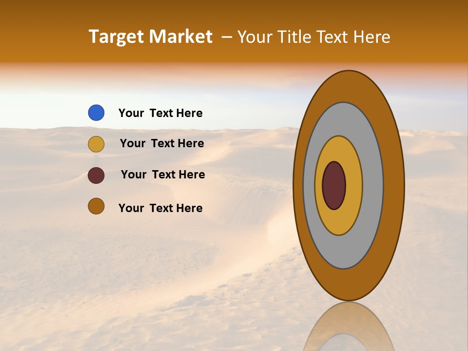 Sand Dune Tunisia PowerPoint Template