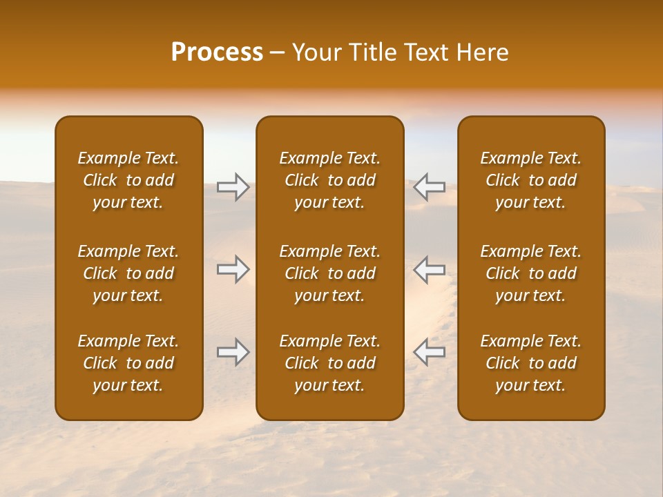 Sand Dune Tunisia PowerPoint Template
