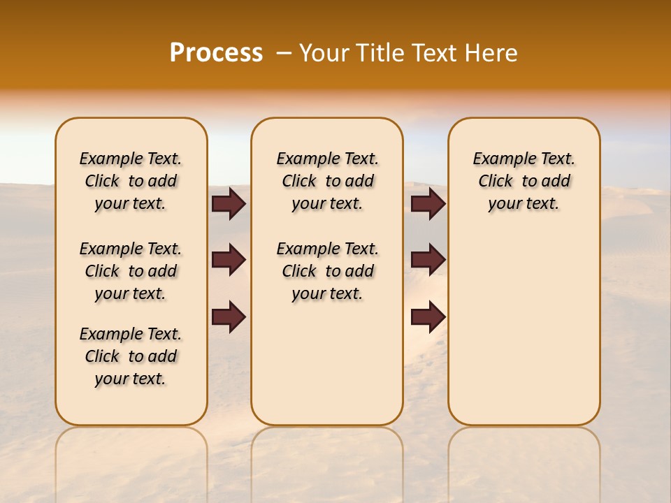 Sand Dune Tunisia PowerPoint Template