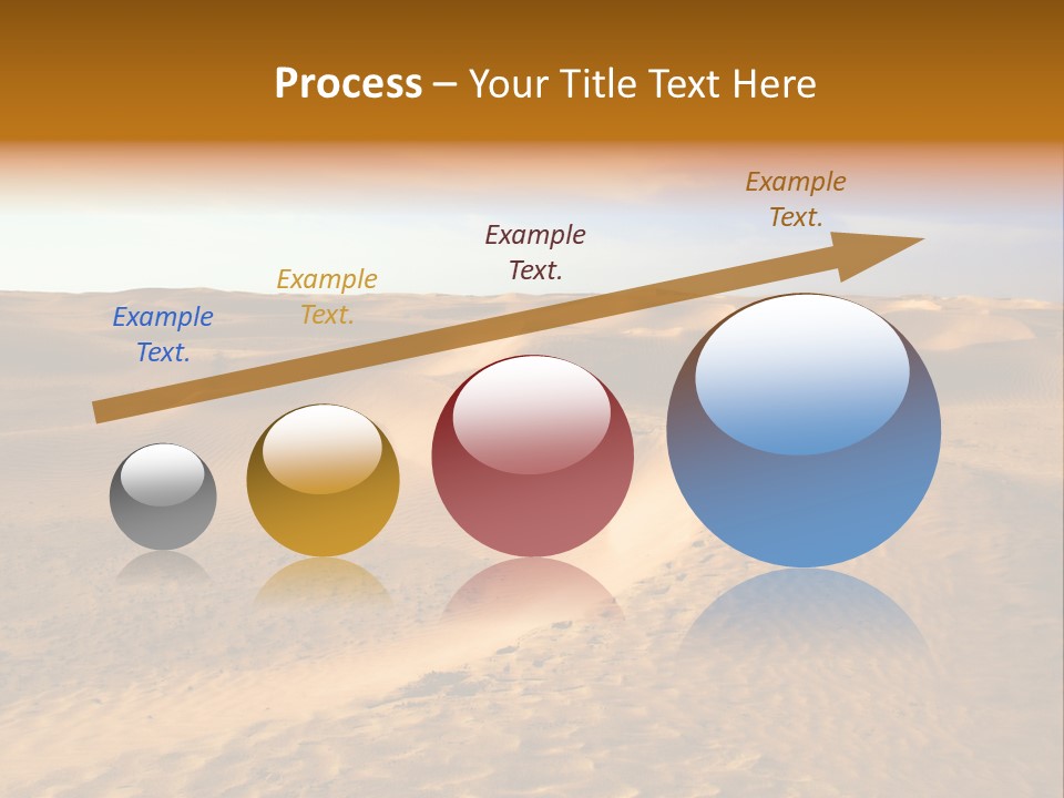 Sand Dune Tunisia PowerPoint Template