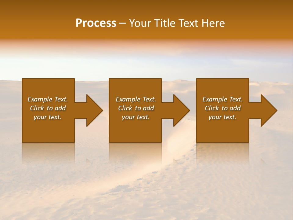 Sand Dune Tunisia PowerPoint Template