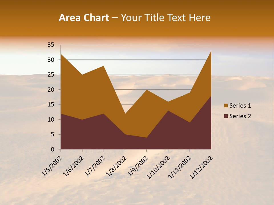 Sand Dune Tunisia PowerPoint Template