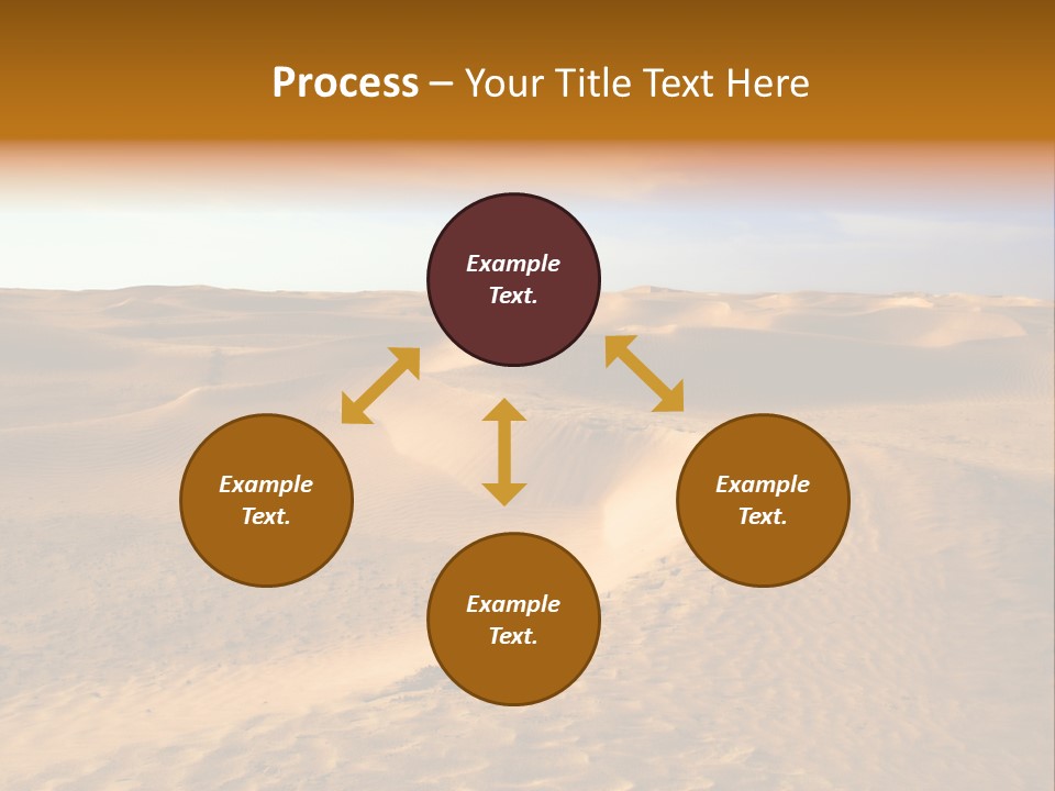 Sand Dune Tunisia PowerPoint Template