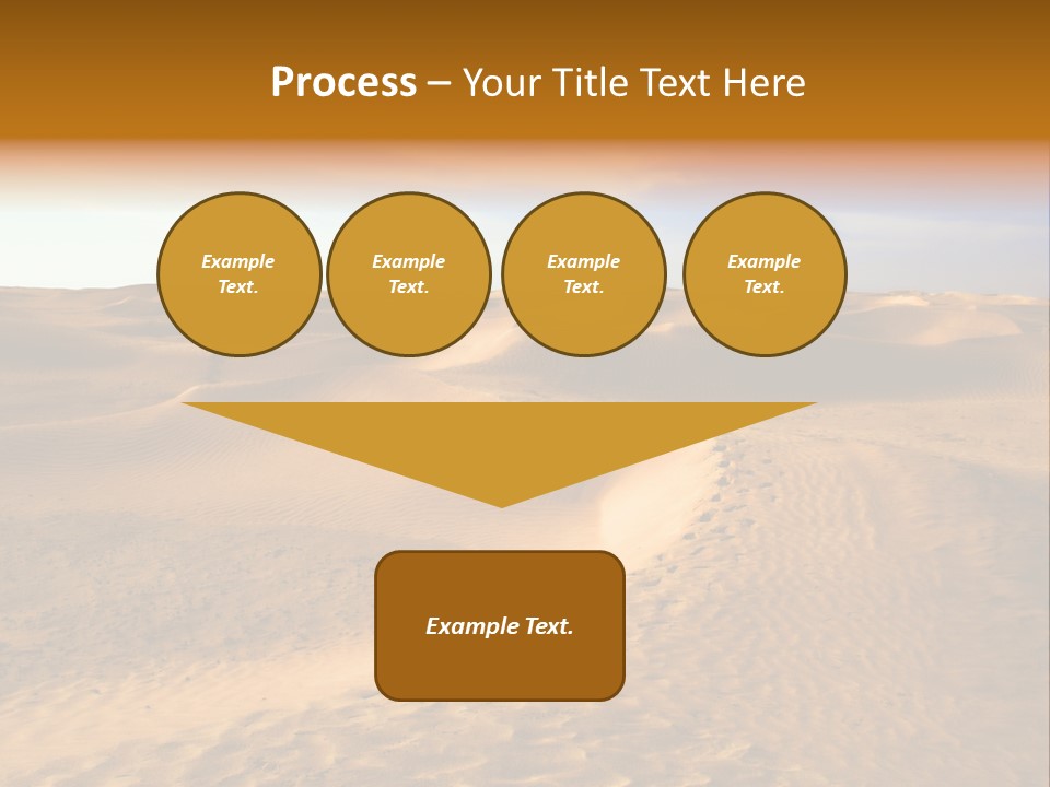 Sand Dune Tunisia PowerPoint Template