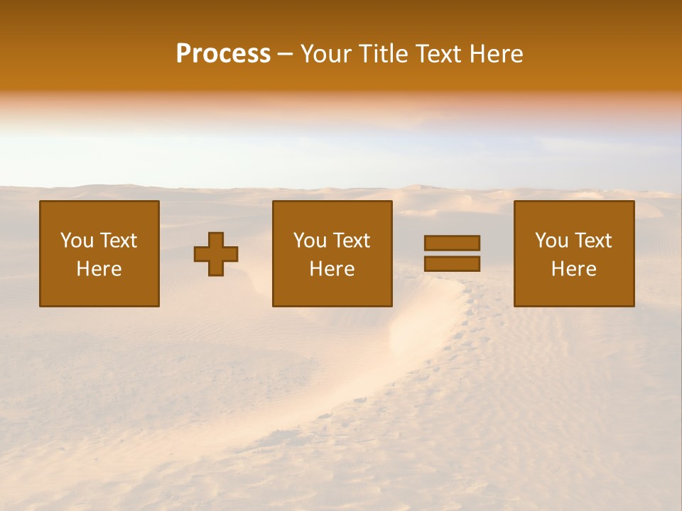 Sand Dune Tunisia PowerPoint Template