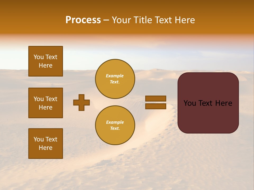 Sand Dune Tunisia PowerPoint Template