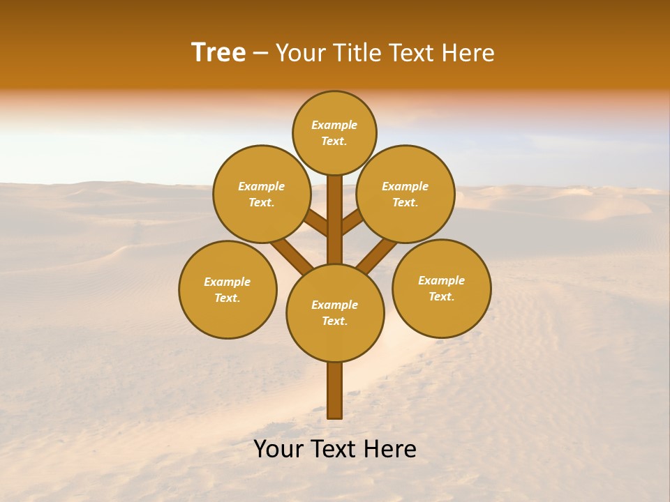 Sand Dune Tunisia PowerPoint Template