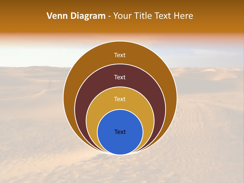 Sand Dune Tunisia PowerPoint Template