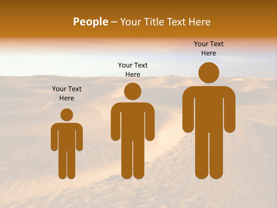 Sand Dune Tunisia PowerPoint Template