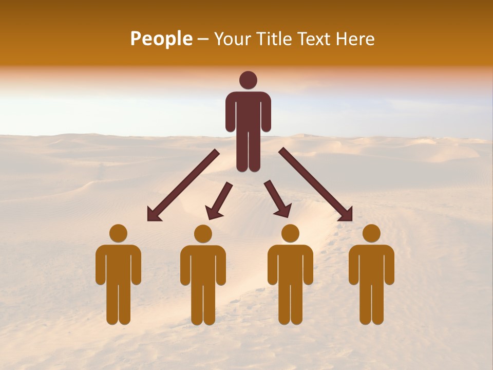 Sand Dune Tunisia PowerPoint Template