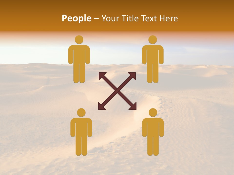 Sand Dune Tunisia PowerPoint Template