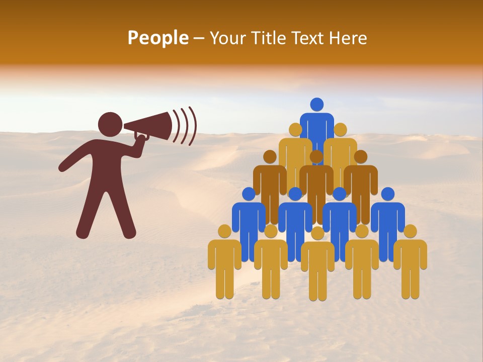 Sand Dune Tunisia PowerPoint Template