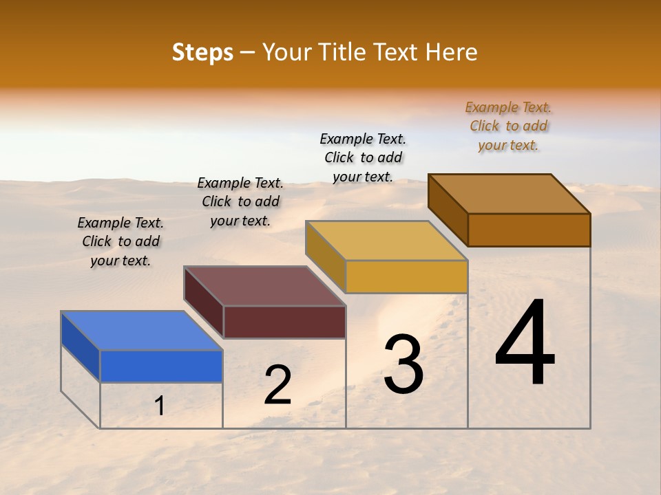 Sand Dune Tunisia PowerPoint Template