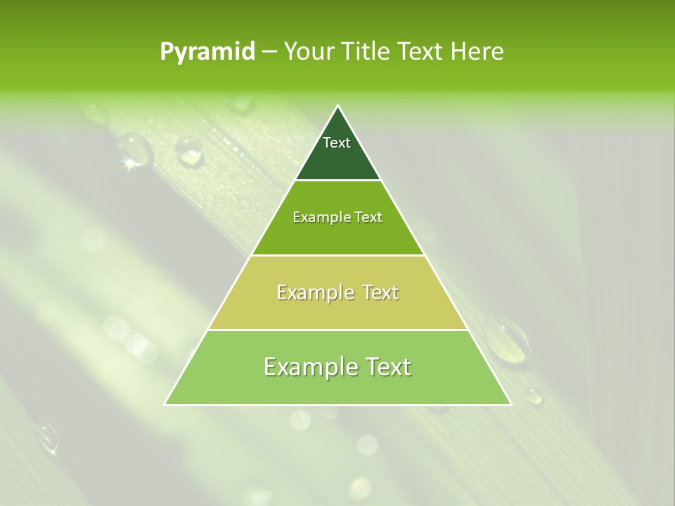Regen Nahaufnahme Klima PowerPoint Template