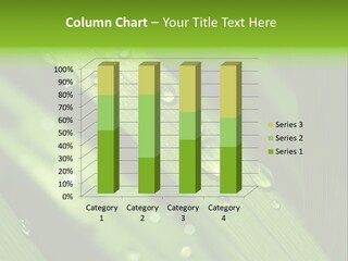 Regen Nahaufnahme Klima PowerPoint Template