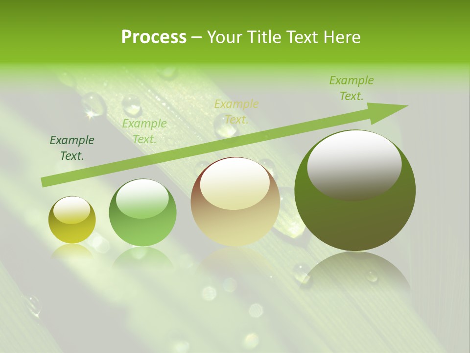 Regen Nahaufnahme Klima PowerPoint Template