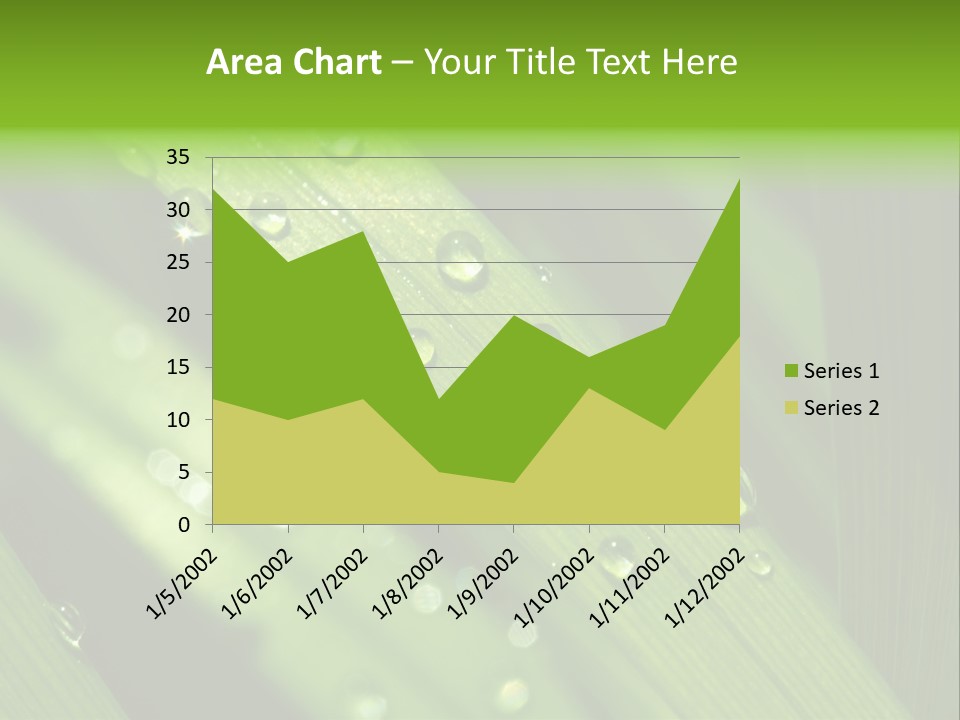 Regen Nahaufnahme Klima PowerPoint Template