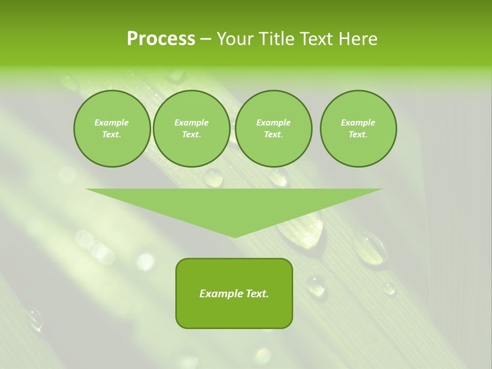 Regen Nahaufnahme Klima PowerPoint Template
