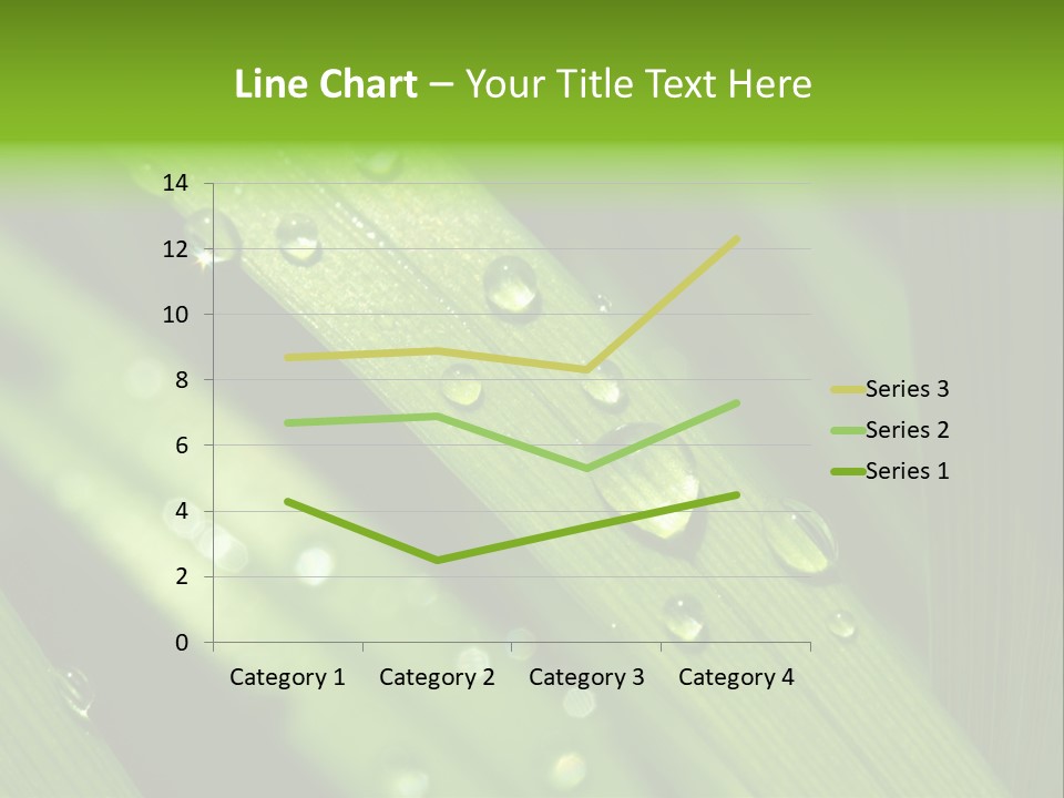 Regen Nahaufnahme Klima PowerPoint Template