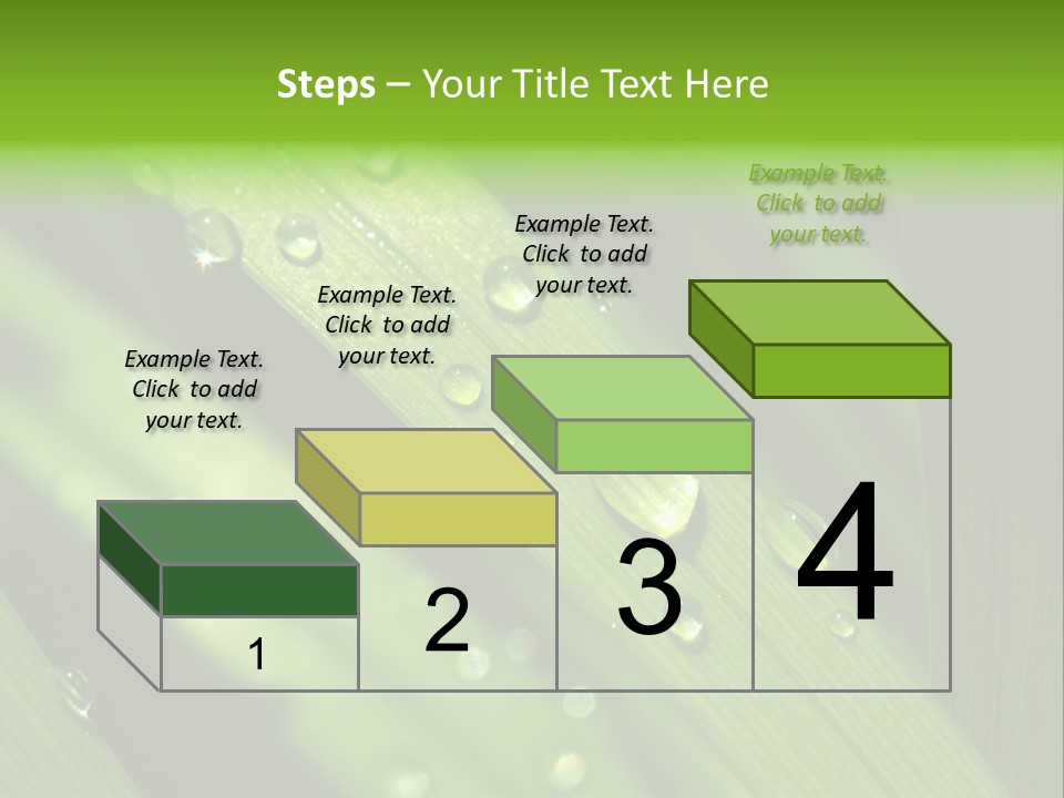 Regen Nahaufnahme Klima PowerPoint Template