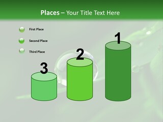 Sinnlich Oase Regentropfen PowerPoint Template