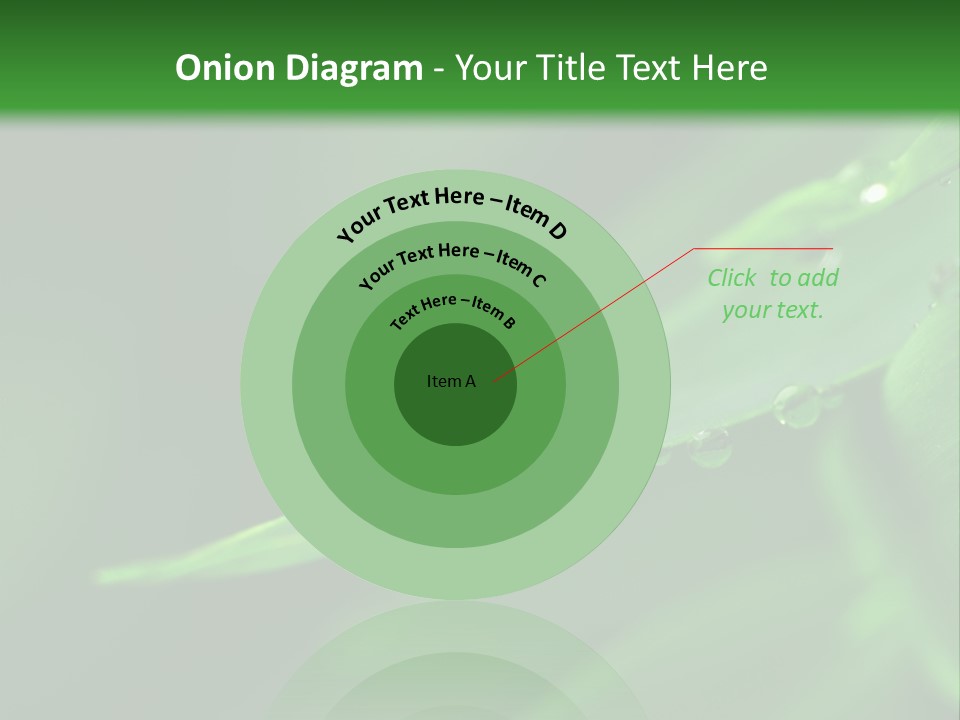 Sinnlich Oase Regentropfen PowerPoint Template