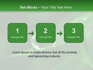 Sinnlich Oase Regentropfen PowerPoint Template