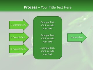Sinnlich Oase Regentropfen PowerPoint Template