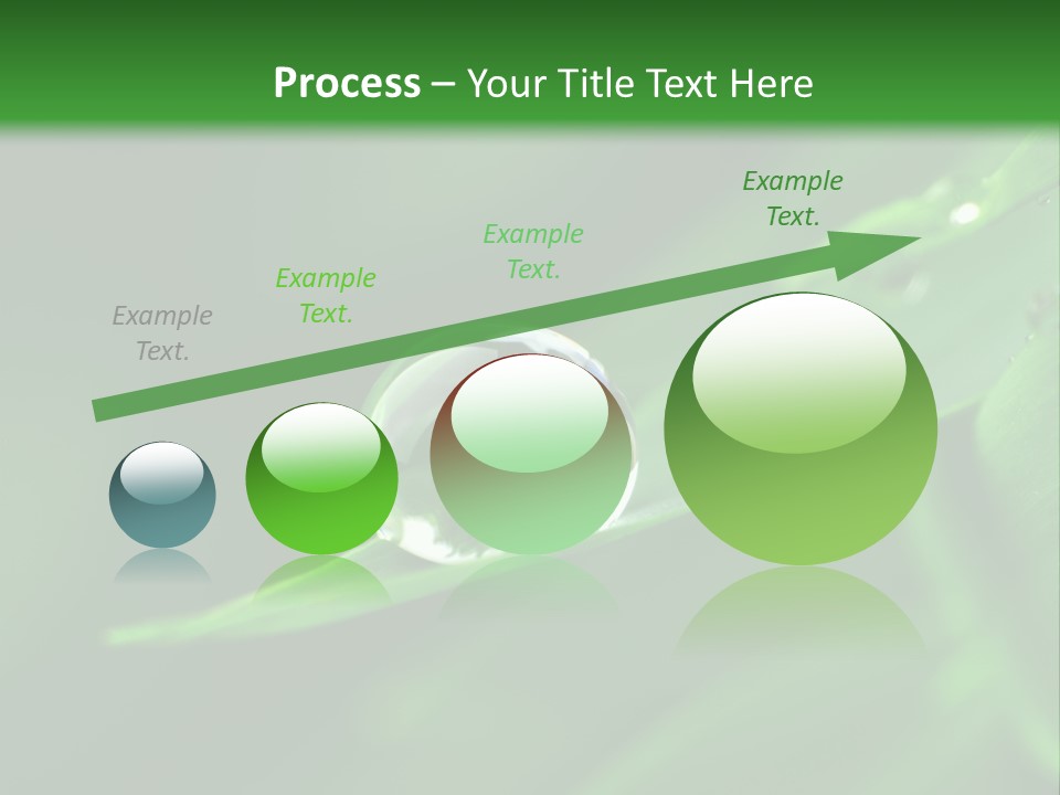 Sinnlich Oase Regentropfen PowerPoint Template