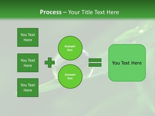Sinnlich Oase Regentropfen PowerPoint Template