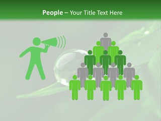 Sinnlich Oase Regentropfen PowerPoint Template