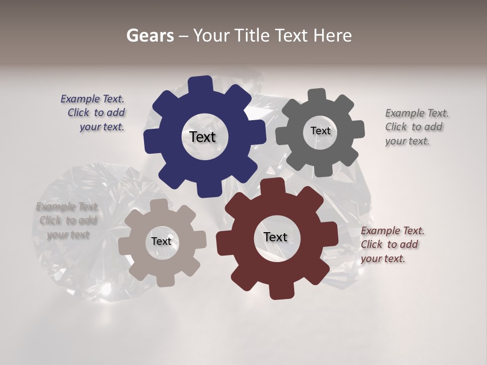 Jewels Diamond Stones PowerPoint Template