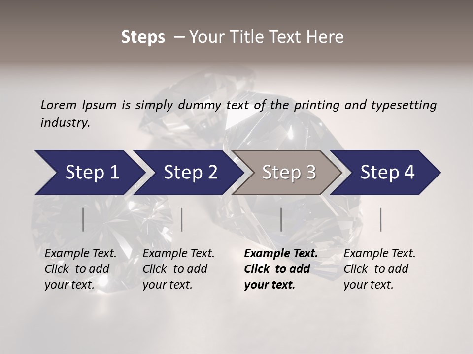Jewels Diamond Stones PowerPoint Template