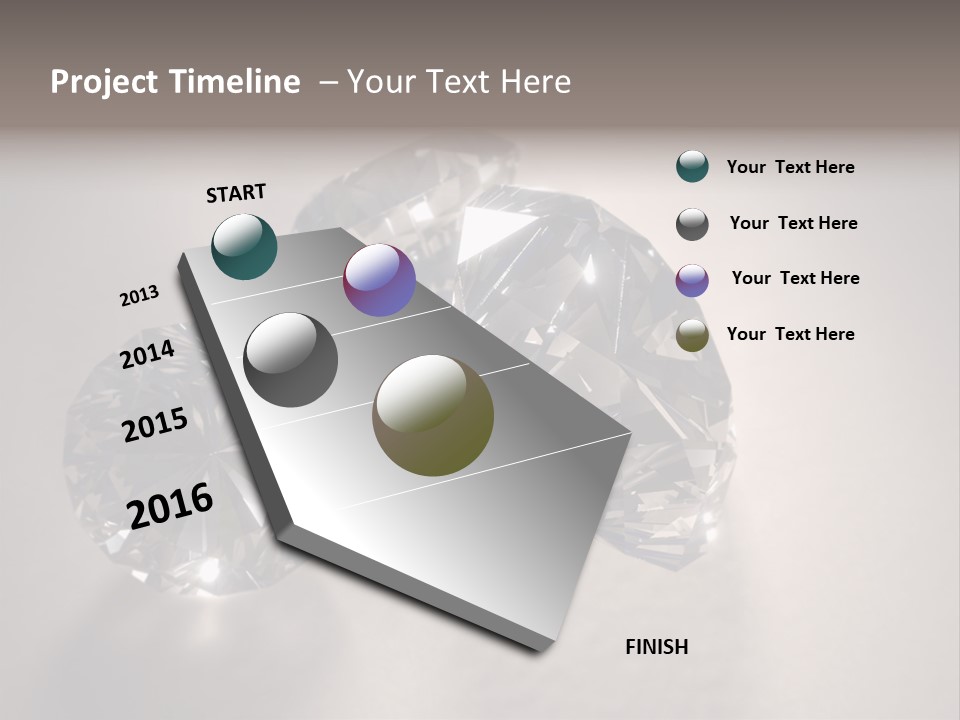 Jewels Diamond Stones PowerPoint Template