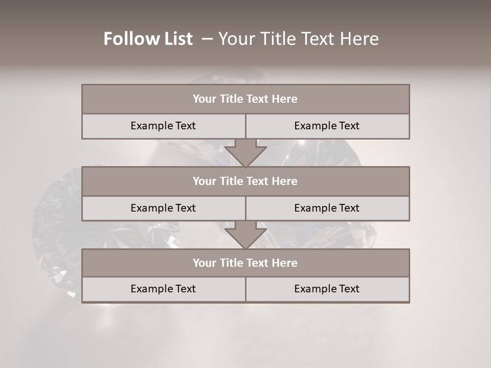 Jewels Diamond Stones PowerPoint Template