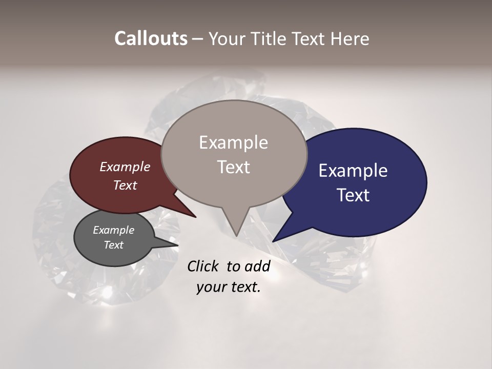 Jewels Diamond Stones PowerPoint Template