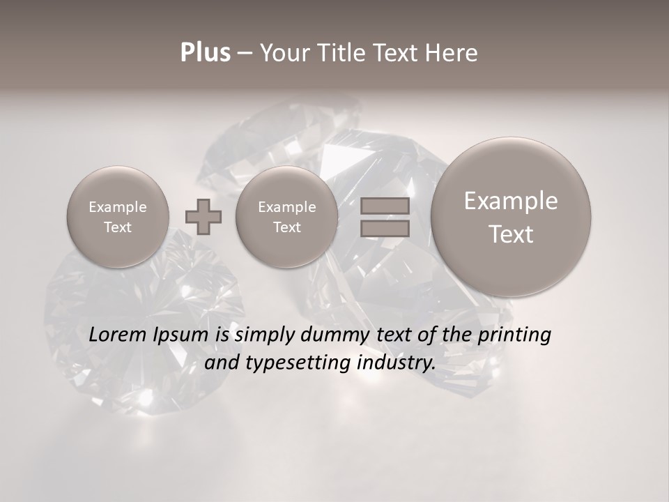 Jewels Diamond Stones PowerPoint Template