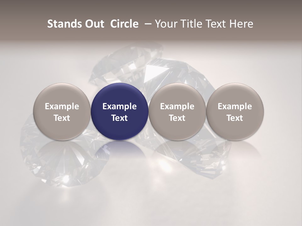 Jewels Diamond Stones PowerPoint Template