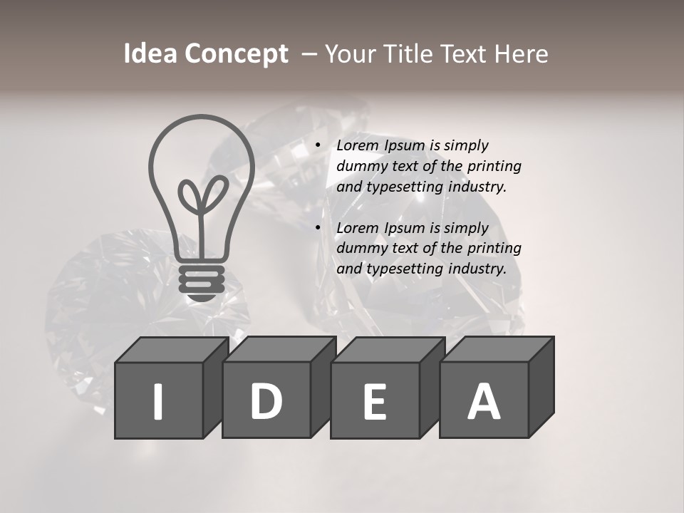 Jewels Diamond Stones PowerPoint Template