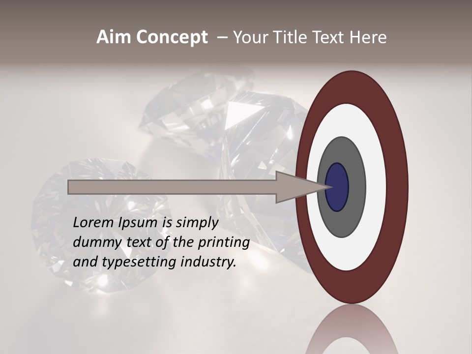 Jewels Diamond Stones PowerPoint Template