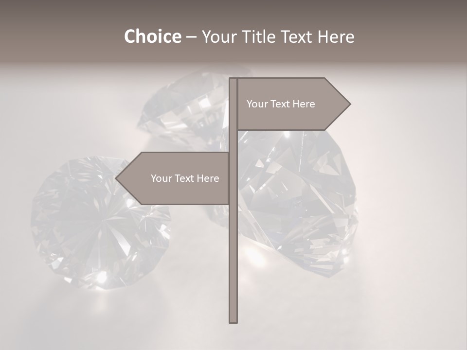 Jewels Diamond Stones PowerPoint Template