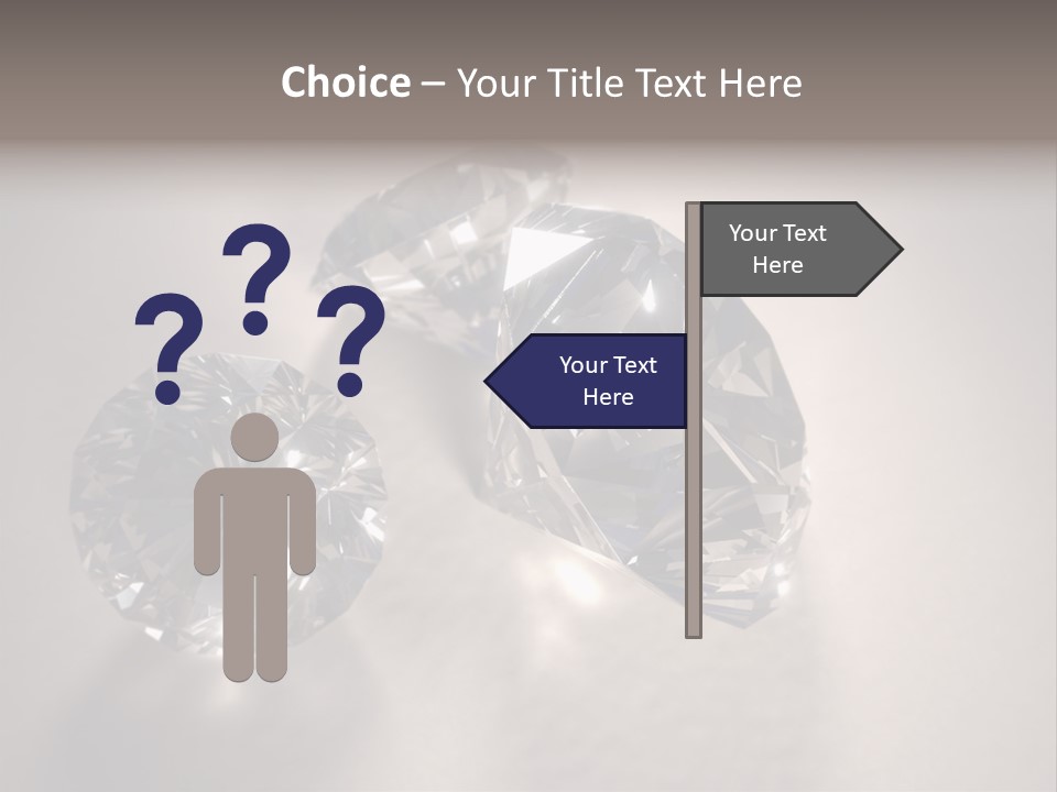 Jewels Diamond Stones PowerPoint Template